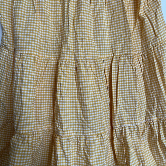 Yellow Gingham Ruffle Dress - Picture 7 of 7